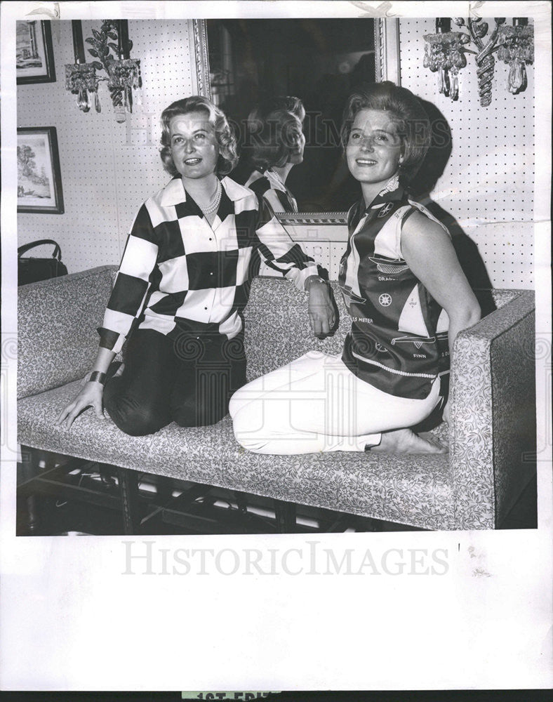 1962 Press Photo Mrs. Charles Rowley Jr. Chicago Society - Historic Images