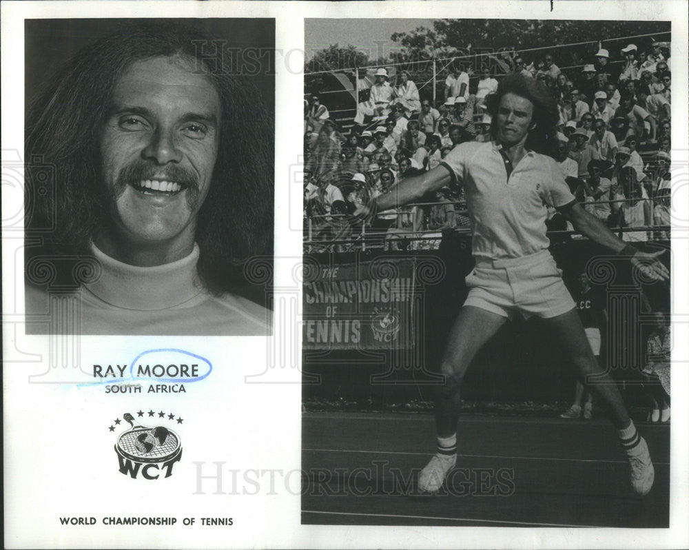 1975 Press Photo Ray Moore,South Africa tennis - Historic Images