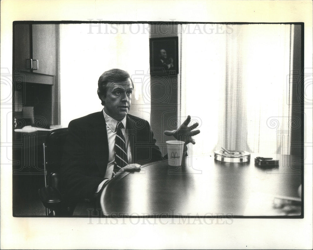 1984 Press Photo Michael R Quinlan,pres of McDonalds - Historic Images