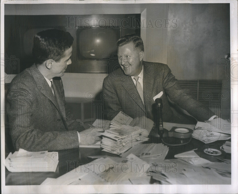 1958 Press Photo Sterling Quinlan Business Executive - Historic Images