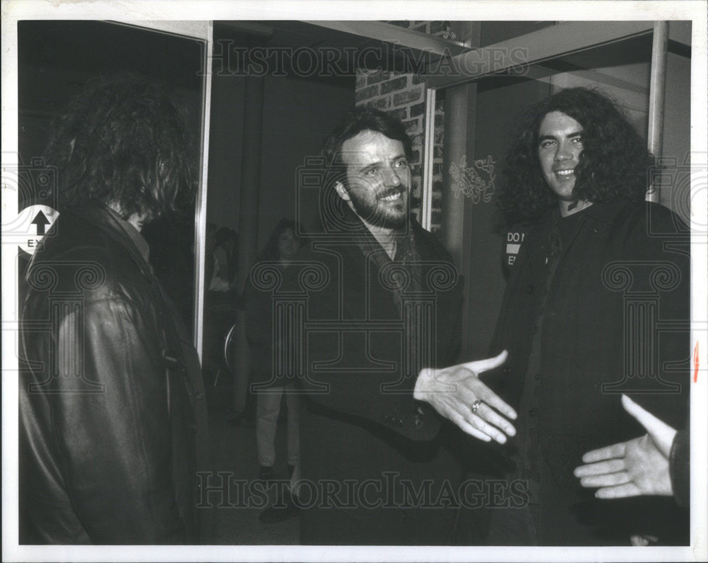 1994 Press Photo Aidan Quinn Actor Dave Callahan Drovers Band Greet Premiere - Historic Images