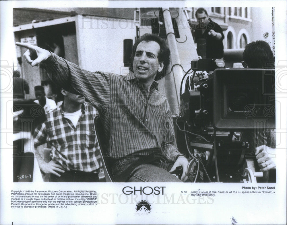 1990 Press Photo Jerry Zucker Director - Historic Images