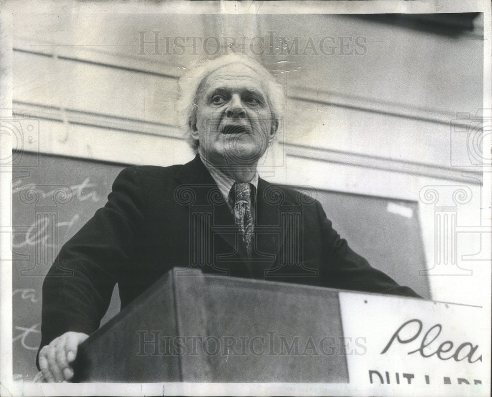 1973 Press Photo Stephen Spender British poet and critic - Historic Images