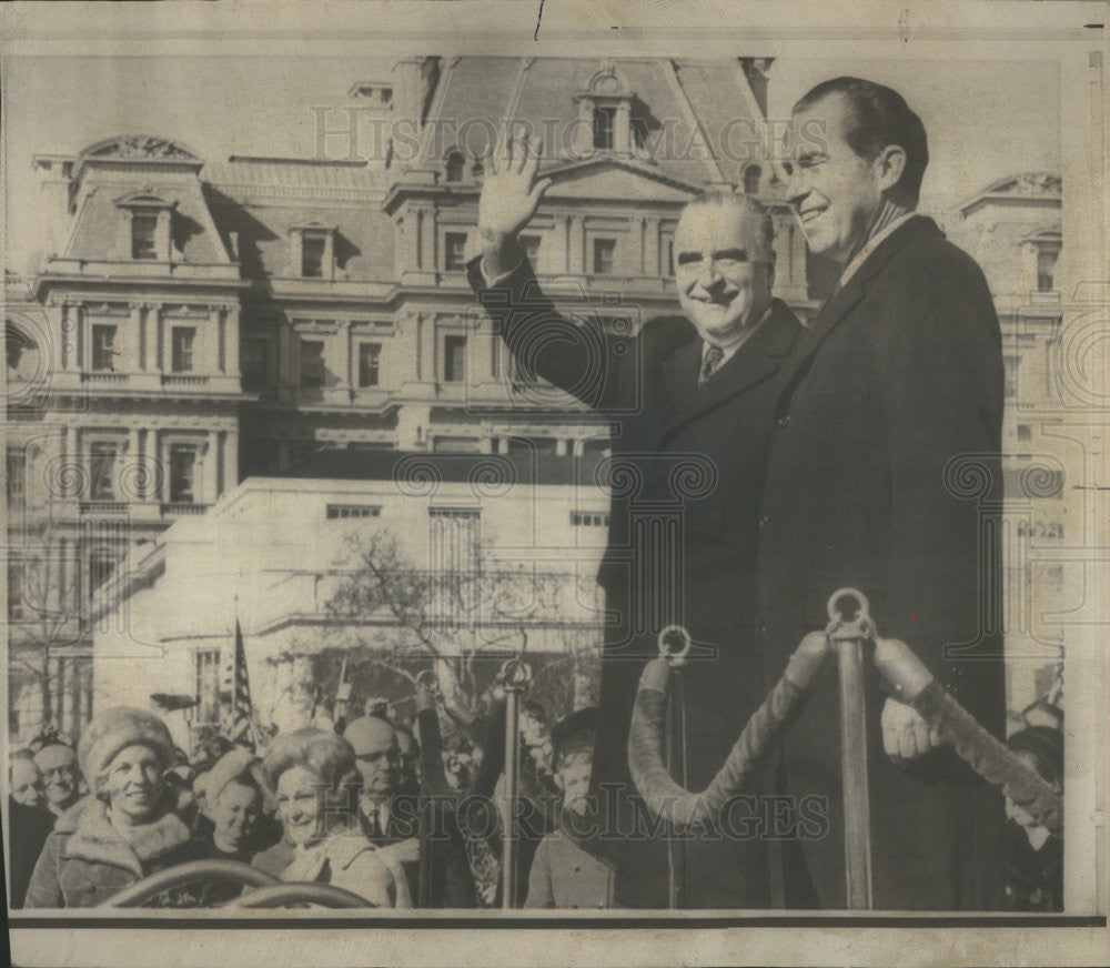 1970 Press Photo Georges Pompidou French Politician President - Historic Images