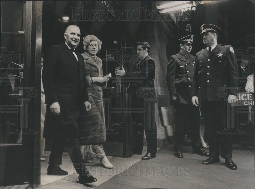 1970 Press Photo Georges Pompidou French Politician President - Historic Images