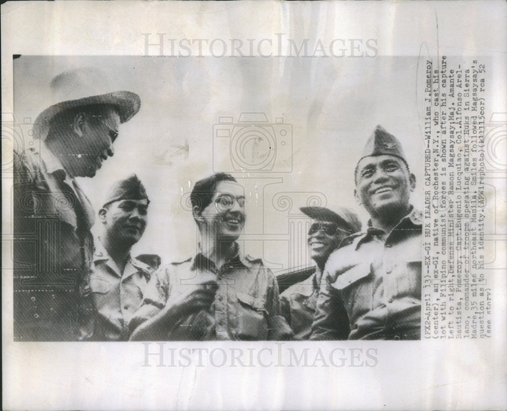 1952 Press Photo William J Pomeroy American Propaganda Chief for Communist Party - Historic Images