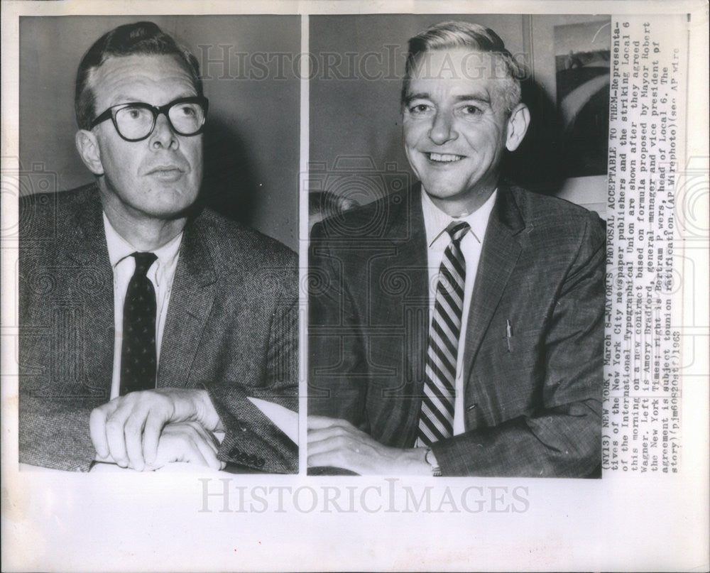 1963 Press Photo Mayor&#39;s Proposal - Historic Images