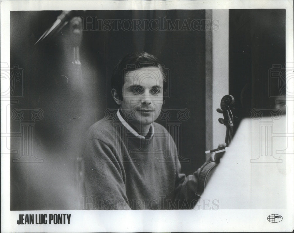 1970 Press Photo Jean Luc Ponty French Violinist - Historic Images