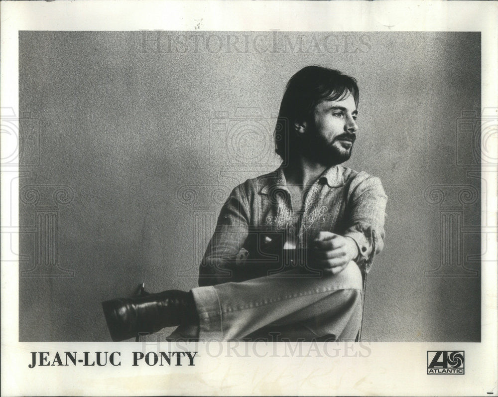 1976 Press Photo Jean-Luc Ponty Jazz Violinist - Historic Images