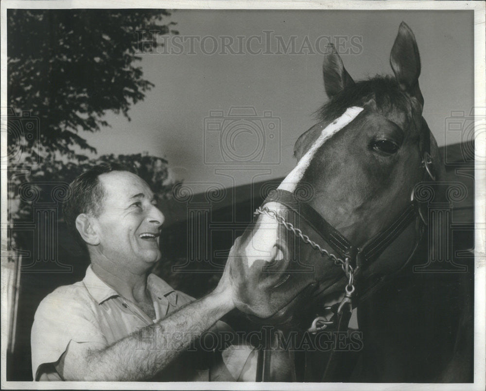 1962 Press Photo Nick Moran Trainer for Oak Ruler of F&amp;B Farms - Historic Images