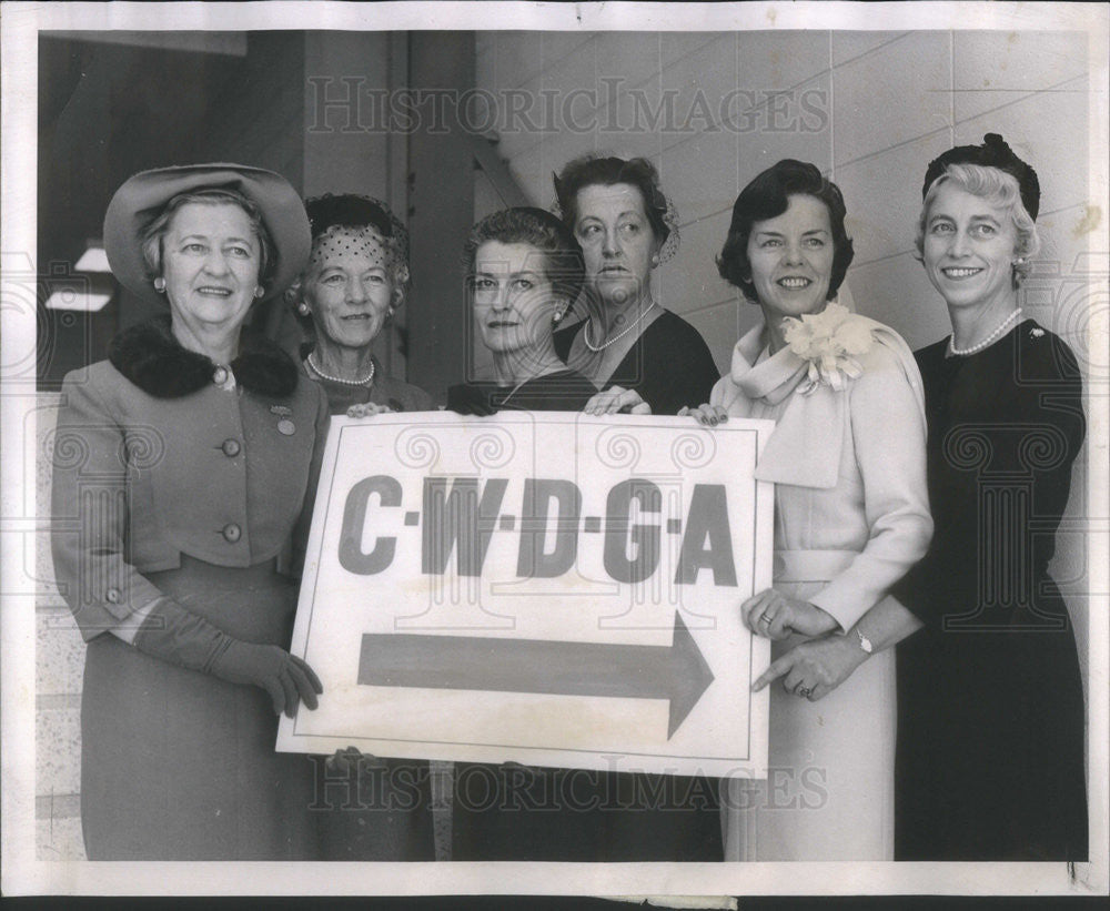 1962 Press Photo Chicago Womens District Golf Assn - Historic Images