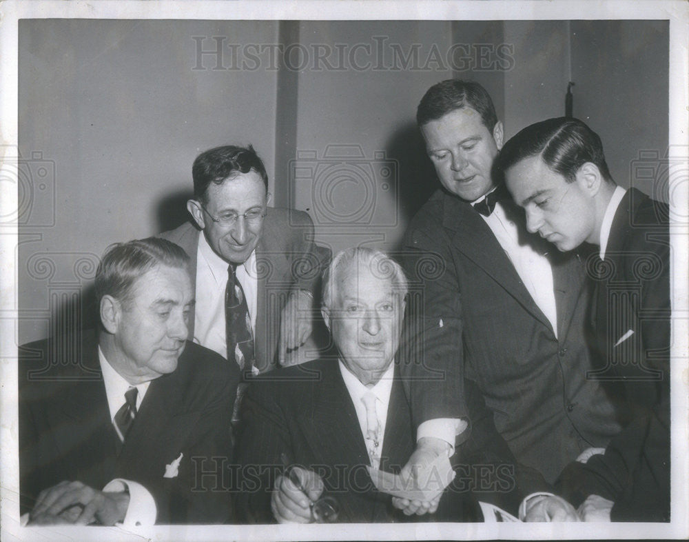 1952 Press Photo Sen Pat McCarran,Senate subcomm on communism - Historic Images