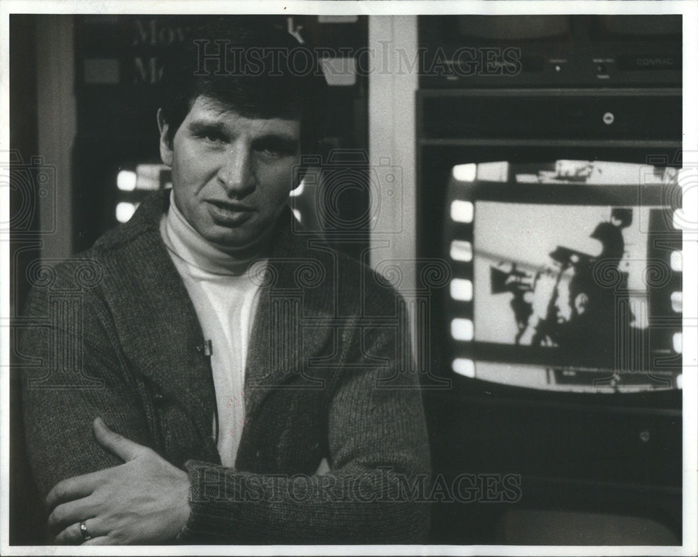 1978 Press Photo Marty Robinson, Chief Announcer, Channel 11 - Historic Images