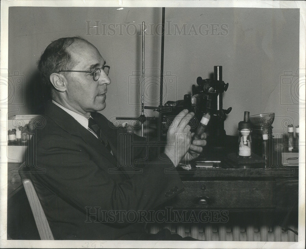 Press Photo Dr Herman J Muller Professor Zoology Indiana University - Historic Images