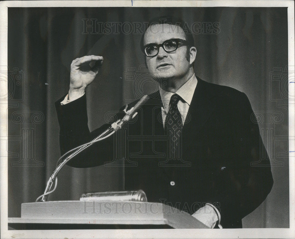 1972 Press Photo William Rucklehaus of the EPA - Historic Images