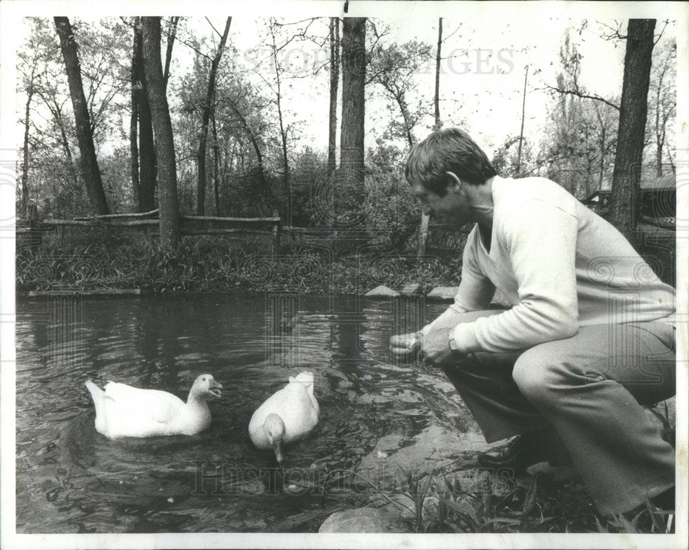 1980 Press Photo Sting Coach Willie Roy, Bensenville - Historic Images