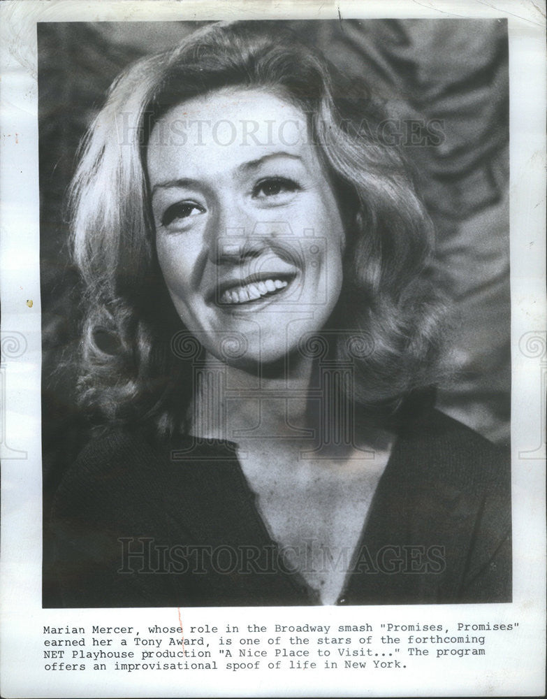 1970 Press Photo Marian Mercer.actress - Historic Images