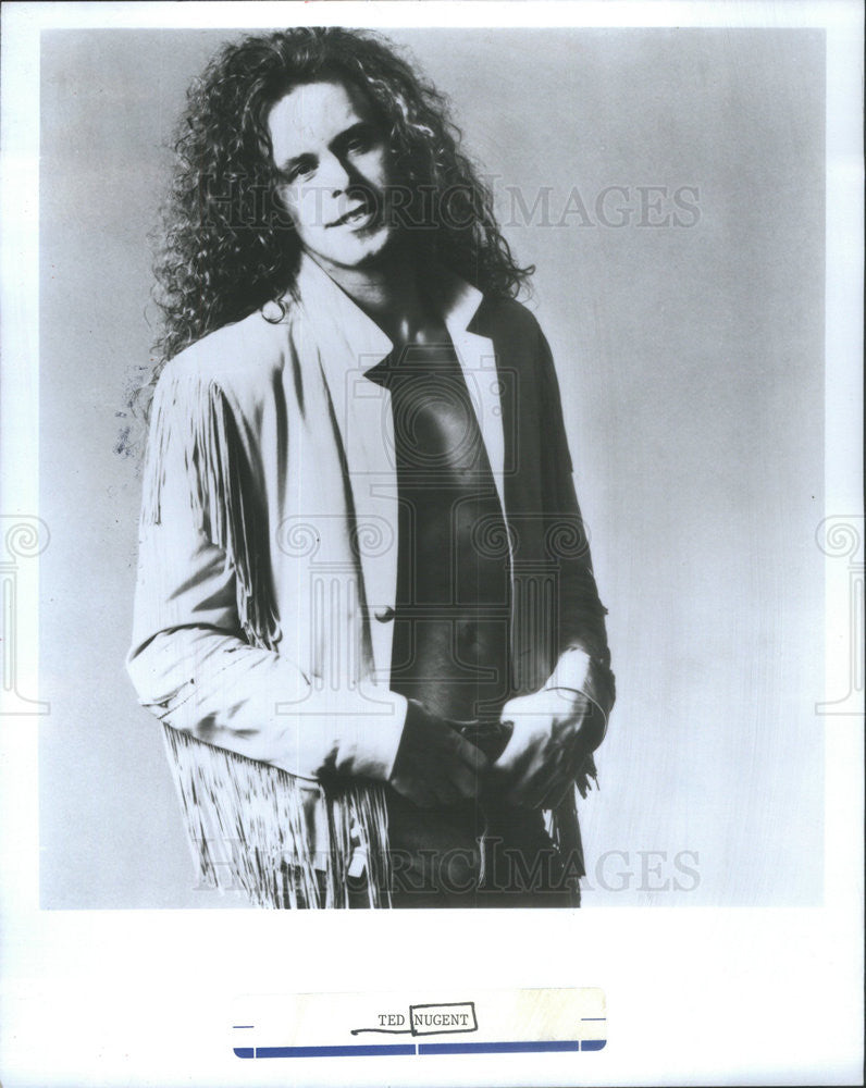 1988 Press Photo Musician Ted Nugent - Historic Images