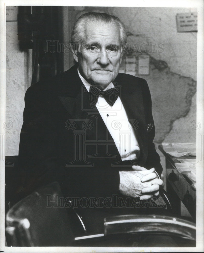 1981 Press Photo eric sevareid commentor - Historic Images