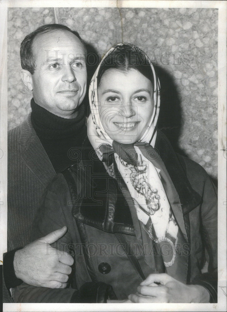 1968 Press Photo Carla Fracci,prima ballerina and husband Beppe Menegatti,direct - Historic Images