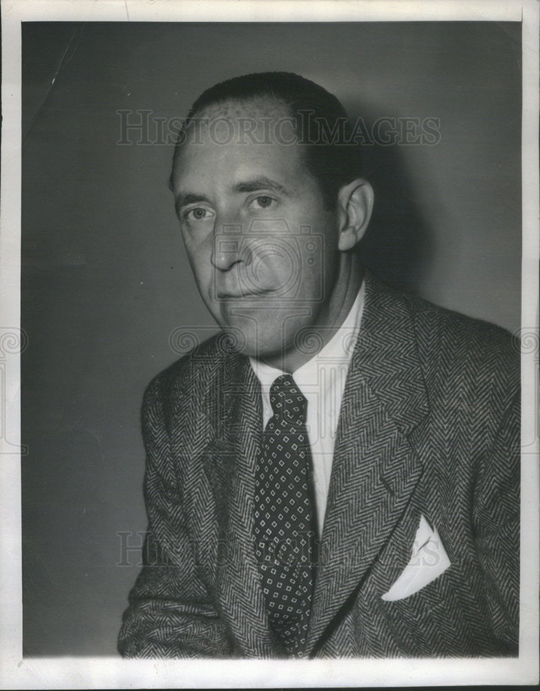 1947 Press Photo W. Arthur Nickel/Emblezzlement/Mergenthaler Linotype/Crime - Historic Images