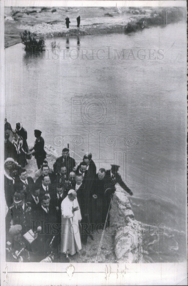 1964 Press Photo Pope Paul VI in Jerusalem,Jordon - Historic Images