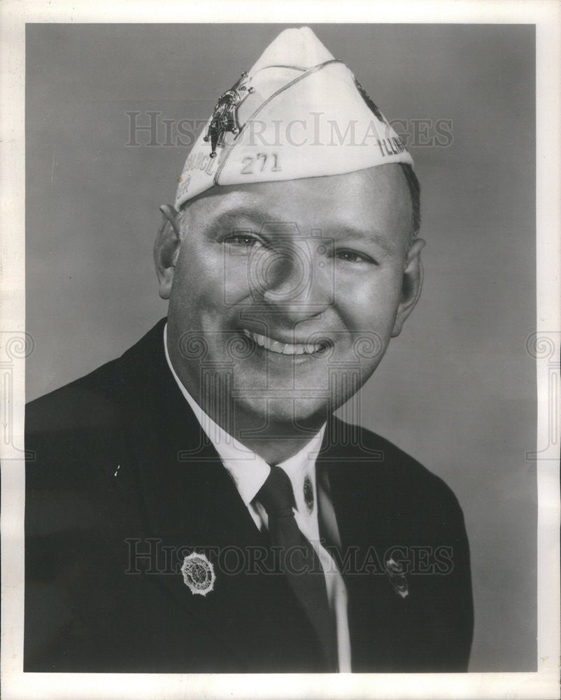 1973 Press Photo John L Paukstis, Chairman Selective Service, American Legion - Historic Images