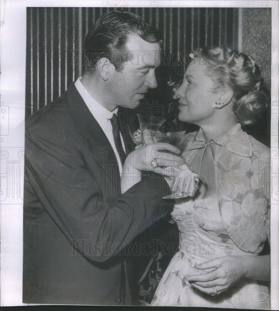 1953 Press Photo John Payne. - Historic Images