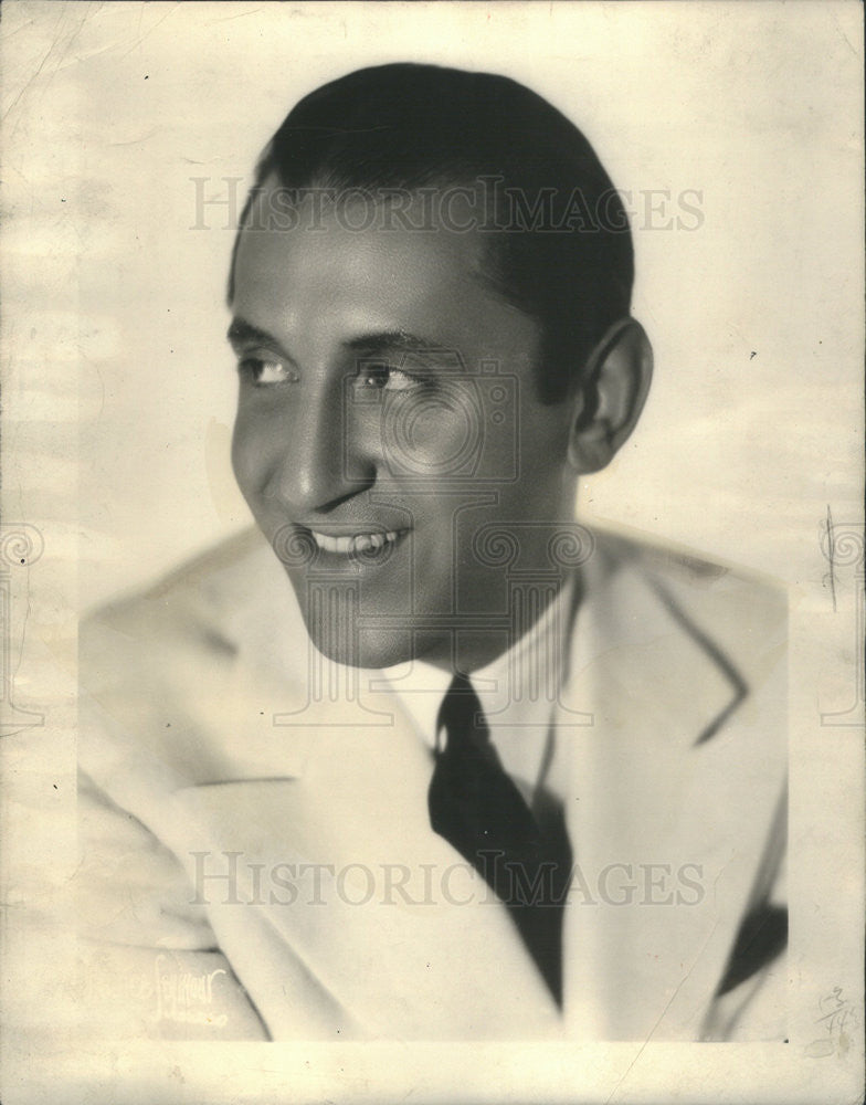 1958 Press Photo Abe Lyman Bandleader Orchestra - Historic Images