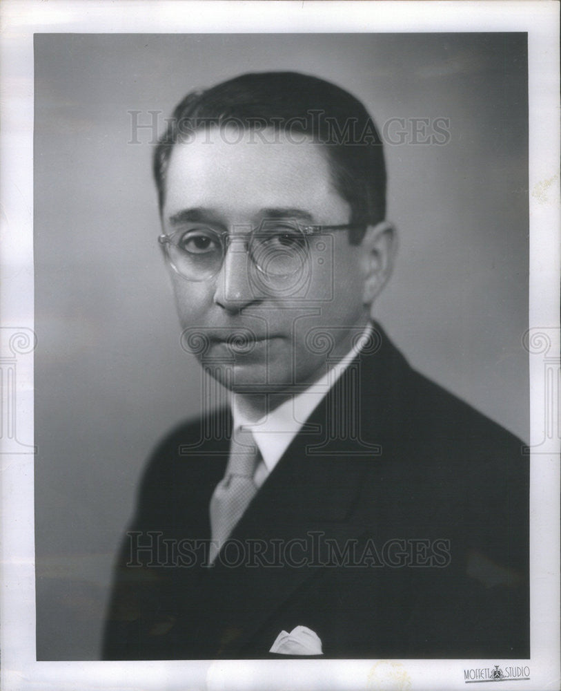 1950 Press Photo Earle Ludgin Company President Chicago Director At Large - Historic Images