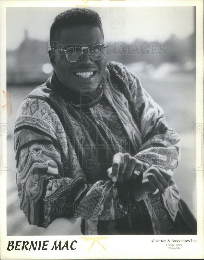 1995 Press Photo Bernie Mac,entertainer - Historic Images