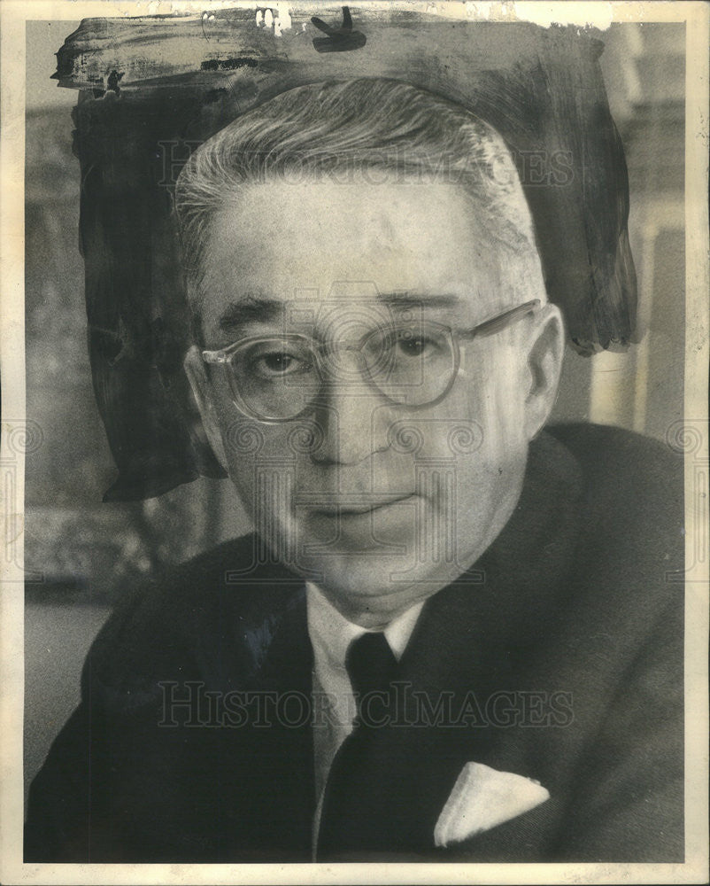 1962 Press Photo Earle Ludgin, Ravina Chairman - Historic Images