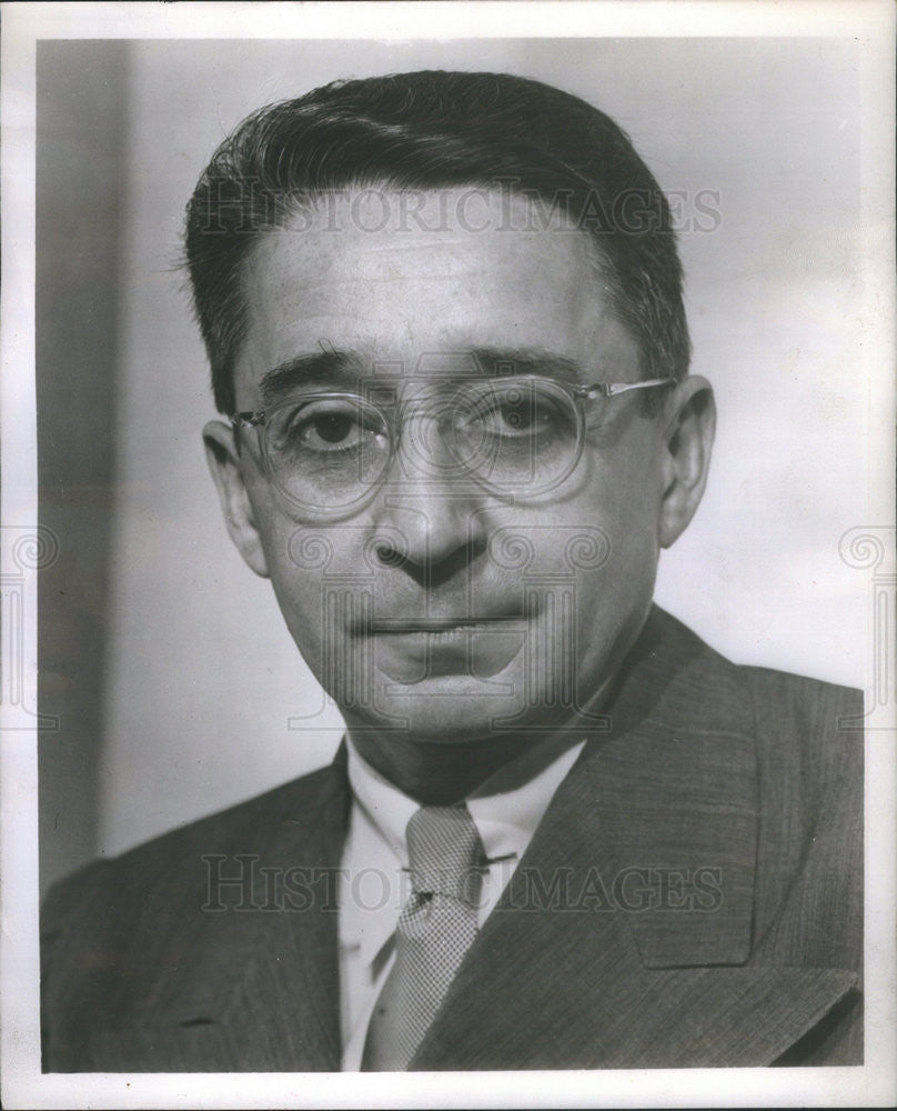 1953 Press Photo Earle Ludgin, Chairman, University of Chicago Alumni Foundation - Historic Images