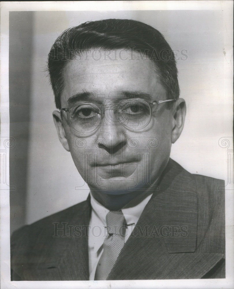 1959 Press Photo Earle Ludgin, Chairman of the University of Chicago Alumni - Historic Images