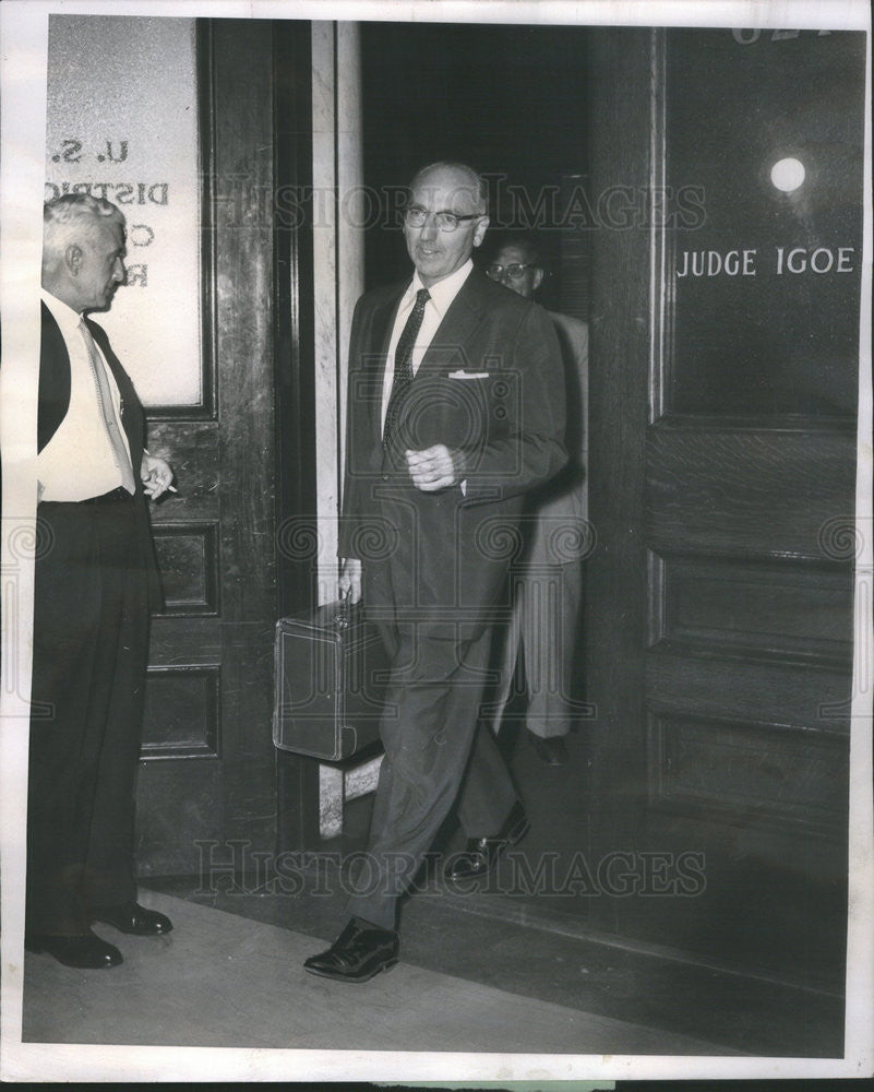 1961 Press Photo William D. Lydon, income tax evasion trial. - Historic Images