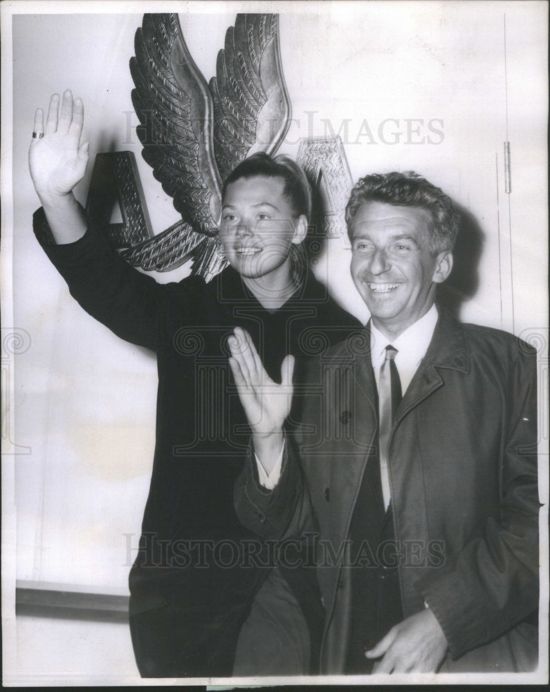 1962 Press Photo Peter Maag Swiss Conductor Wife Yasmin Chicago Lyric Opera - Historic Images