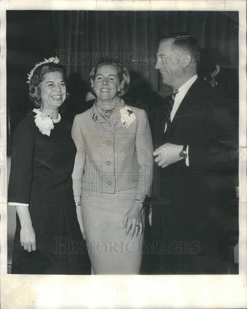 1965 Press Photo Mrs. William Pierce Arthur Hailand Jr. Mrs. A. B. Dick Chicago - Historic Images