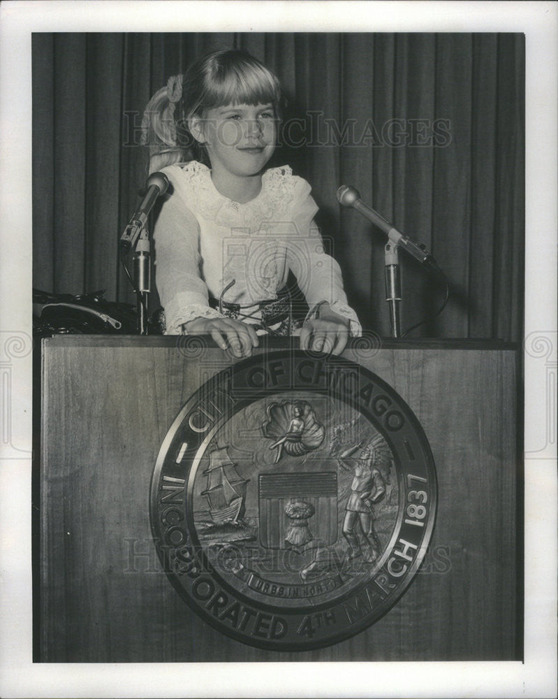 1972 Press Photo Diana Lynn Nielsen, 1972 poster child of the Epilepsy - Historic Images