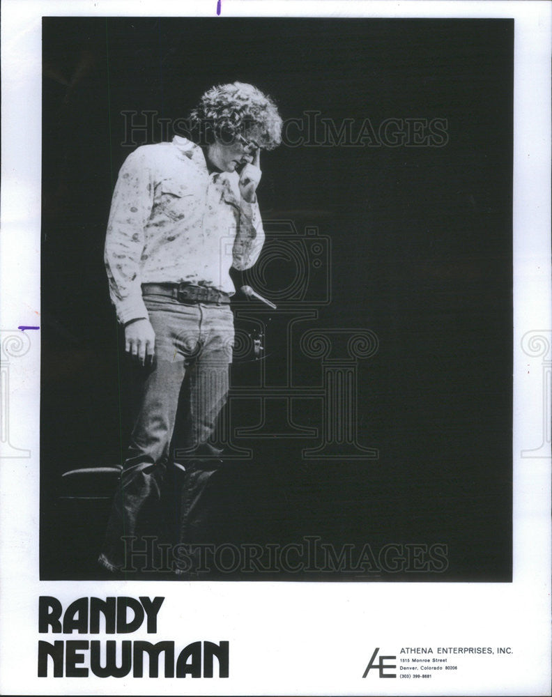 1975 Press Photo Randy Newman,entertainer - Historic Images