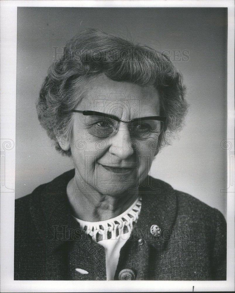 1972 Press Photo Matha S Luck, Dean of Northwester University Evening Division - Historic Images