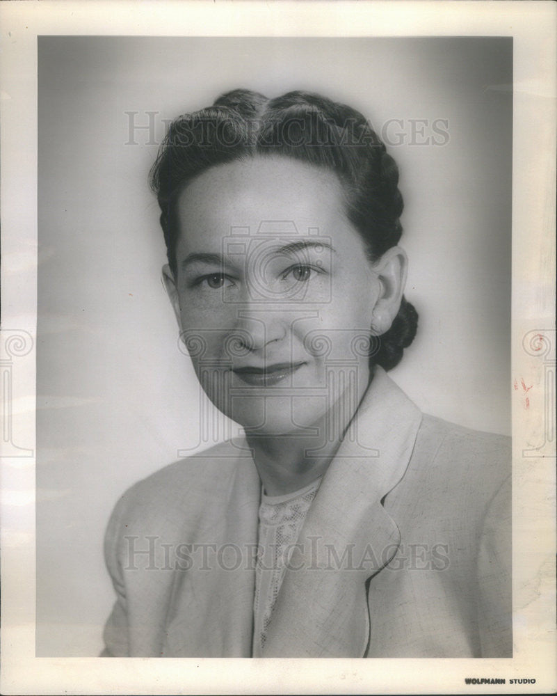 1953 Press Photo Mrs. W. A. Lucht - Historic Images