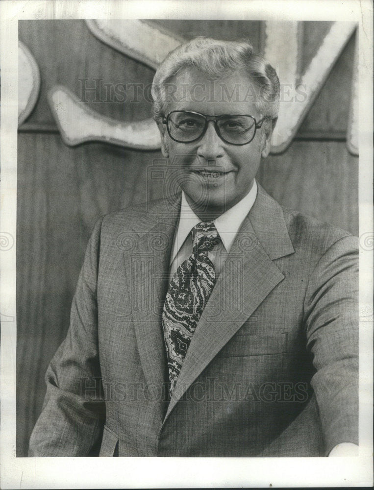 1975 Press Photo Allen Ludden Host of Abc Television Network password - Historic Images