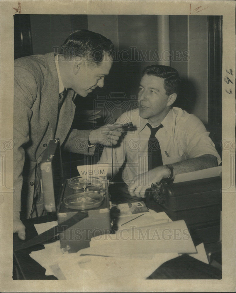 1950 Press Photo Jack Mabley and Don Herbert - Historic Images