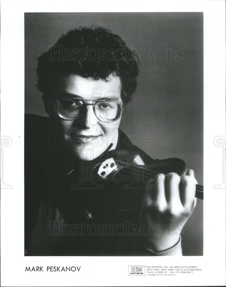 1996 Press Photo Mark Peskanov Violinist Magic Flute Lucia Silla Mozart Festival - Historic Images