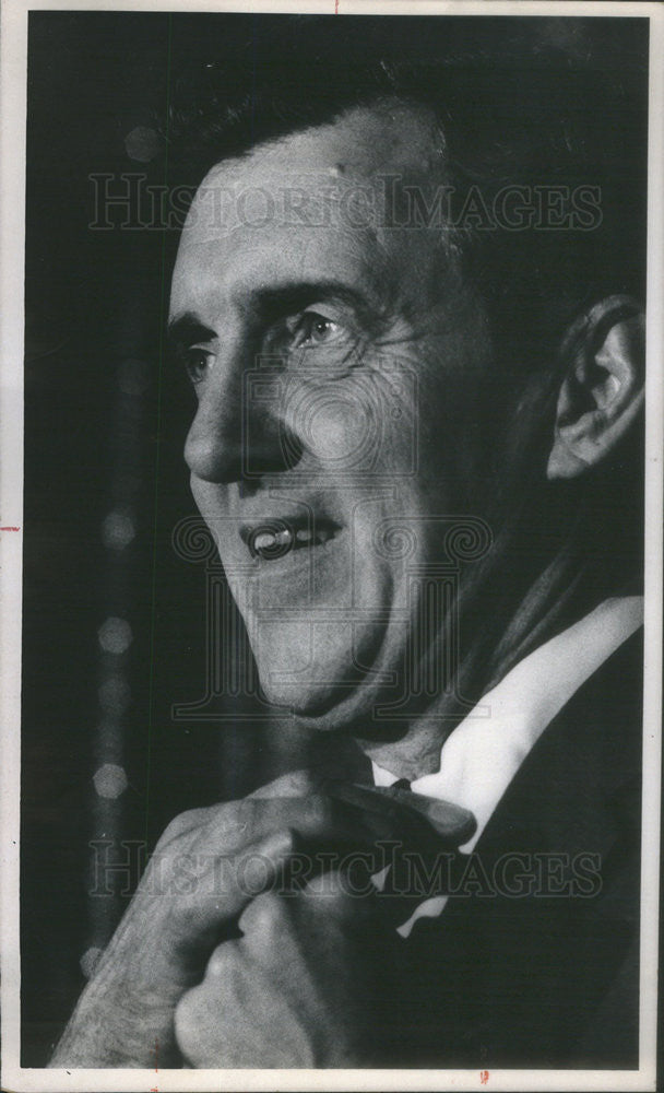 1968 Press Photo of Sen. Edmund Muskie, Democratic VP nominee of 1968 - Historic Images