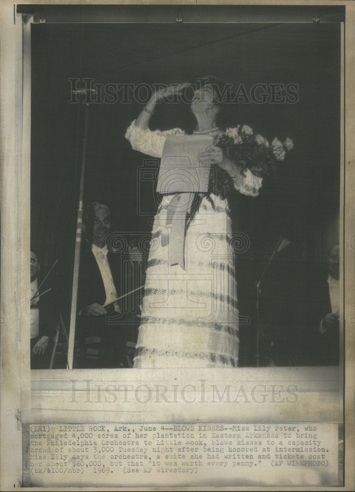 1969 Press Photo Miss Lily Peter - Historic Images