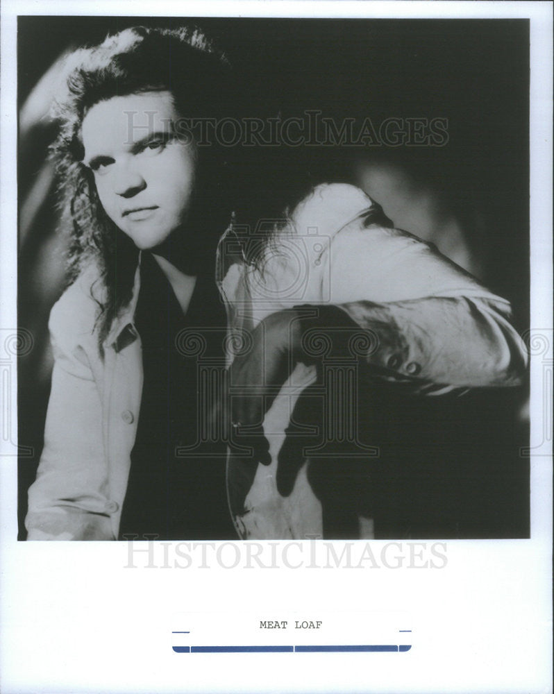 Press Photo Singer Meat Loaf - Historic Images