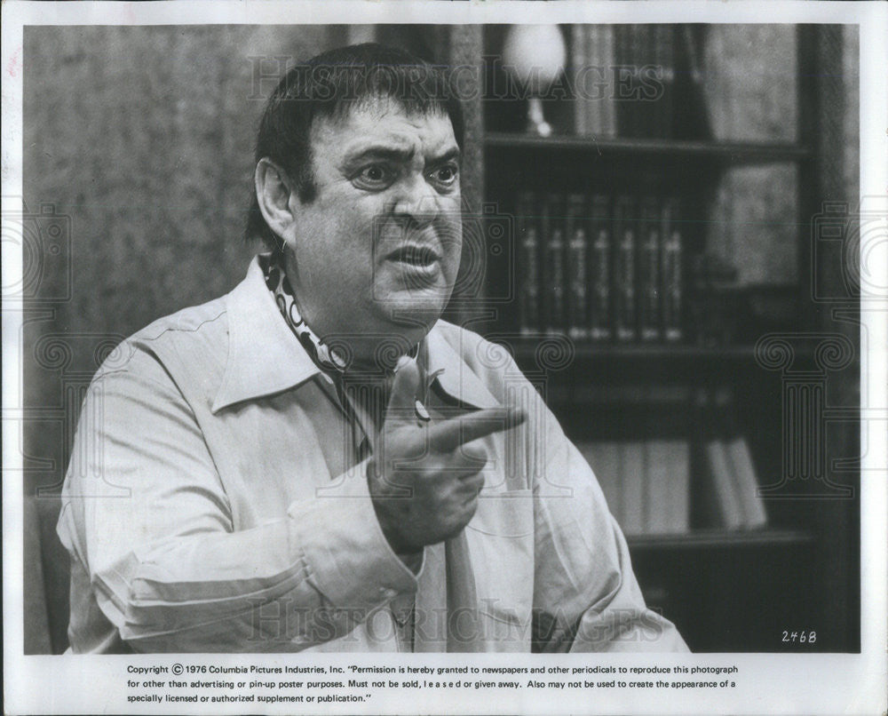 1976 Press Photo Actor Zero Mostel Television Comedy Star - Historic Images