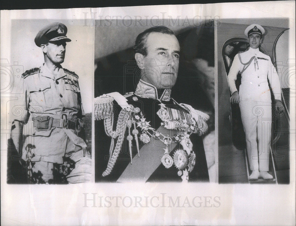 1953 Press Photo Lourd Louis Mountbatten NATO Appointed Commaner In Chief - Historic Images