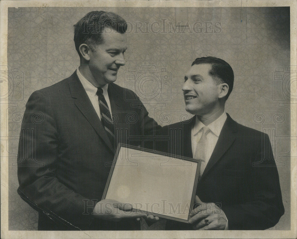 1962 Press Photo Neil Glass Admin Bethesda Hospital &amp; Perry Samson SunTimes - Historic Images